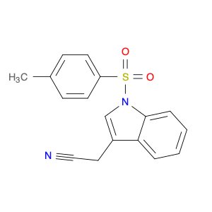 1H-Indole-3-acetonitrile, 1-[(4-methylphenyl)sulfonyl]-