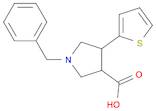 1-Benzyl-4-(thiophen-2-yl)pyrrolidine-3-carboxylic acid