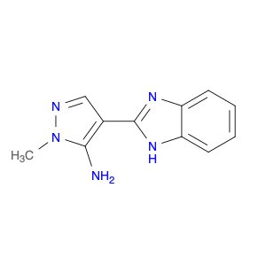 4-(1H-Benzo[d]imidazol-2-yl)-1-methyl-1H-pyrazol-5-amine