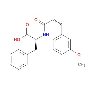 L-Phenylalanine, N-[3-(3-methoxyphenyl)-1-oxo-2-propenyl]-