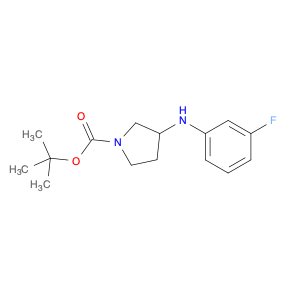 1-Pyrrolidinecarboxylicacid, 3-[(3-fluorophenyl)amino]-, 1,1-dimethylethyl ester