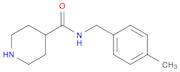 N-(4-METHYLBENZYL)PIPERIDINE-4-CARBOXAMIDE