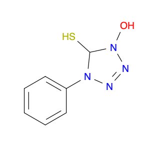 1H-Tetrazole-5-thiol, 4,5-dihydro-1-hydroxy-4-phenyl-