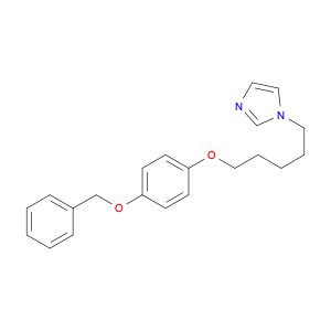 1H-Imidazole, 1-[5-[4-(phenylmethoxy)phenoxy]pentyl]-