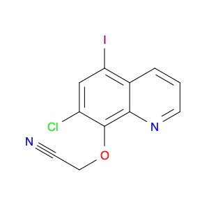 Acetonitrile, [(7-chloro-5-iodo-8-quinolinyl)oxy]-