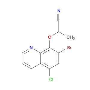 Propanenitrile, 2-[(7-bromo-5-chloro-8-quinolinyl)oxy]-