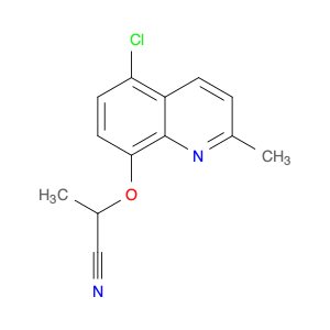 Propanenitrile, 2-[(5-chloro-2-methyl-8-quinolinyl)oxy]-