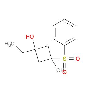 Cyclobutanol, 1-ethyl-3-methyl-3-(phenylsulfonyl)-