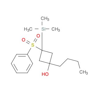 Cyclobutanol, 1-butyl-3-(phenylsulfonyl)-3-(trimethylsilyl)-