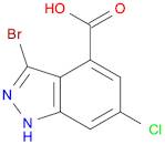 3-Bromo-6-chloro-1H-indazole-4-carboxylic acid