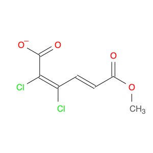 2,4-Hexadienedioic acid, 2,3-dichloro-, 6-methyl ester, (Z,E)-