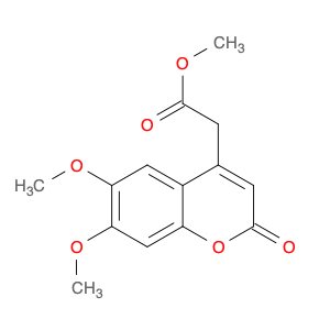 2H-1-Benzopyran-4-acetic acid, 6,7-dimethoxy-2-oxo-, methyl ester
