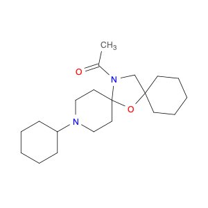7-Oxa-3,15-diazadispiro[5.1.5.2]pentadecane, 15-acetyl-3-cyclohexyl-