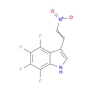 1H-Indole, 4,5,6,7-tetrafluoro-3-(2-nitroethenyl)-