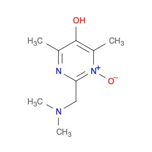 5-Pyrimidinol, 2-[(dimethylamino)methyl]-4,6-dimethyl-, 1-oxide