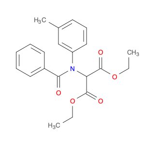Propanedioic acid, [benzoyl(3-methylphenyl)amino]-, diethyl ester