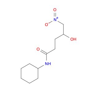 Pentanamide, N-cyclohexyl-4-hydroxy-5-nitro-
