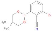 3-Bromo-2-cyanophenylboronic acid neopentyl glycol ester