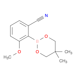 2-(5,5-Dimethyl-1,3,2-dioxaborinan-2-yl)-3-methoxybenzonitrile