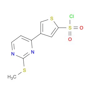4-(2-(Methylthio)pyrimidin-4-yl)thiophene-2-sulfonyl chloride