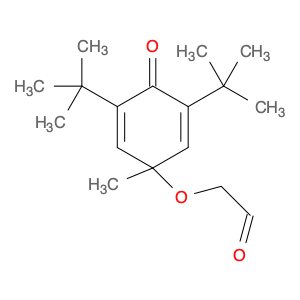 ACETALDEHYDE, 2-[[3,5-BIS(1,1-DIMETHYLETHYL)-1-METHYL-4-OXO-2,5-CYCLOHEXADIEN-1-YL]OXY]-