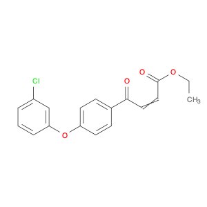 2-Butenoic acid, 4-[4-(3-chlorophenoxy)phenyl]-4-oxo-, ethyl ester