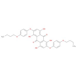 2,6-Bis(4-butoxyphenoxy)-1,4,5,8-tetrahydroxyanthracene-9,10-dione