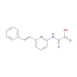 Acetic acid, oxo[[6-(2-phenylethenyl)-2-pyridinyl]amino]-