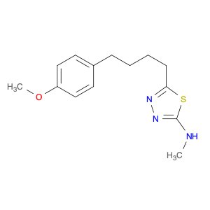 1,3,4-Thiadiazol-2-amine, 5-[4-(4-methoxyphenyl)butyl]-N-methyl-