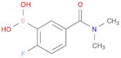 (5-(Dimethylcarbamoyl)-2-fluorophenyl)boronic acid