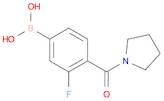 (3-Fluoro-4-(pyrrolidine-1-carbonyl)phenyl)boronic acid