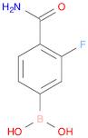 4-Carbamoyl-3-fluorophenylboronic acid