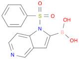 (1-(Phenylsulfonyl)-1H-pyrrolo[3,2-c]pyridin-2-yl)boronic acid