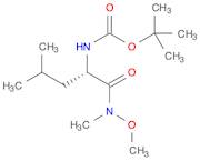 BOC-L-LEUCINE N,O-DIMETHYLHYDROXAMIDE