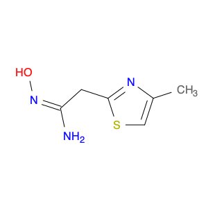 N'-hydroxy-2-(4-methyl-1,3-thiazol-2-yl)ethanimidamide
