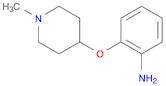 (2-[(1-METHYLPIPERIDIN-4-YL)OXY]PHENYL)AMINE