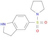 5-(PYRROLIDIN-1-YLSULFONYL)INDOLINE