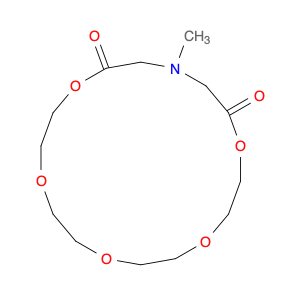 1,4,7,10,13-Pentaoxa-16-azacyclooctadecane-14,18-dione, 16-methyl-