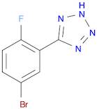 5-(5-Bromo-2-fluorophenyl)-2H-tetrazole