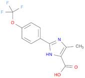 1H-Imidazole-5-carboxylicacid, 4-methyl-2-[4-(trifluoromethoxy)phenyl]-