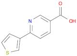 3-Pyridinecarboxylicacid, 6-(3-thienyl)-