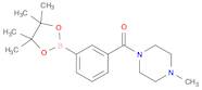 (4-Methylpiperazin-1-yl)(3-(4,4,5,5-tetramethyl-1,3,2-dioxaborolan-2-yl)phenyl)methanone