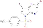 2-Bromo-7-iodo-5-tosyl-5H-pyrrolo[2,3-b]pyrazine