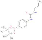 1-Propyl-3-(4-(4,4,5,5-tetramethyl-1,3,2-dioxaborolan-2-yl)phenyl)urea