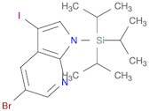 5-Bromo-3-iodo-1-(triisopropylsilyl)-1H-pyrrolo[2,3-b]pyridine