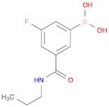 (3-Fluoro-5-(propylcarbamoyl)phenyl)boronic acid