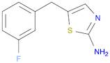 5-(3-FLUOROBENZYL)-1,3-THIAZOL-2-AMINE