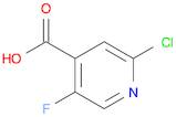 2-Chloro-5-fluoroisonicotinic acid