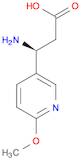 (S)-3-Amino-3-(6-methoxypyridin-3-yl)propanoic acid