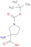 3-AMINO-PYRROLIDINE-1,3-DICARBOXYLIC ACID 1-TERT-BUTYL ESTER